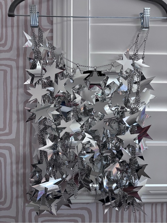 Vici Dresses & Skirts - Vici Silver Star Chainlink Wrap Skirt